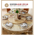 golden foil baroque wooden carved Italian round dining table